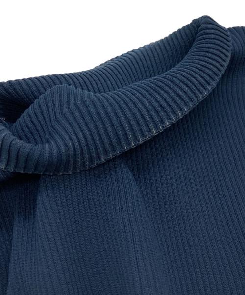 UNITED ARROWS（ユナイテッドアローズ）UNITED ARROWS (ユナイテッドアローズ) ジャカードコンビ フレアスリーブ ニット ネイビー サイズ:-の古着・服飾アイテム