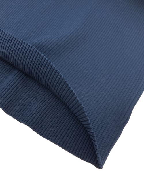 UNITED ARROWS（ユナイテッドアローズ）UNITED ARROWS (ユナイテッドアローズ) ジャカードコンビ フレアスリーブ ニット ネイビー サイズ:-の古着・服飾アイテム