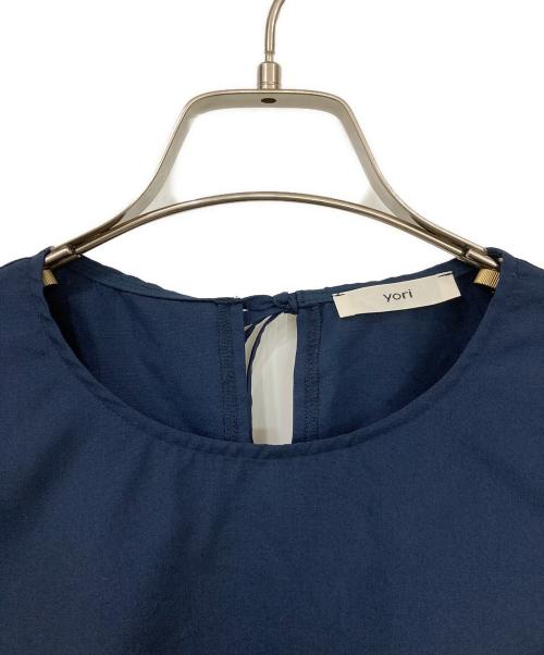 YORI（ヨリ）YORI (ヨリ) ティアードロングブラウス ネイビー サイズ:FREEの古着・服飾アイテム