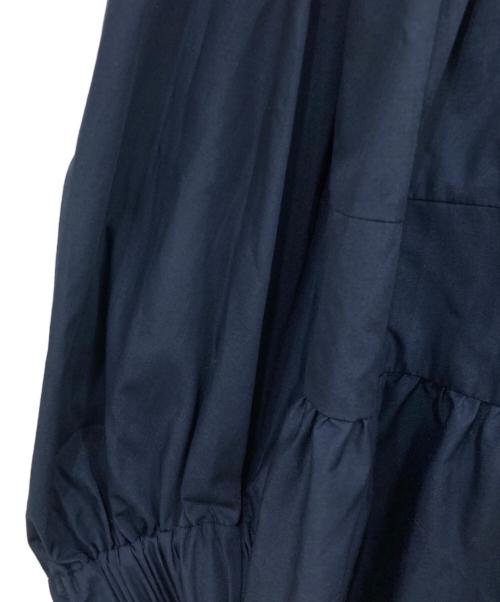 YORI（ヨリ）YORI (ヨリ) ティアードロングブラウス ネイビー サイズ:FREEの古着・服飾アイテム