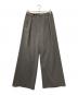 FRAMeWORK（フレームワーク）の古着「24SS 撥水強撚ポリエステルラップワイドパンツ」｜グレー