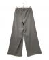 FRAMeWORK (フレームワーク) 24SS 撥水強撚ポリエステルラップワイドパンツ グレー サイズ:40：7000円