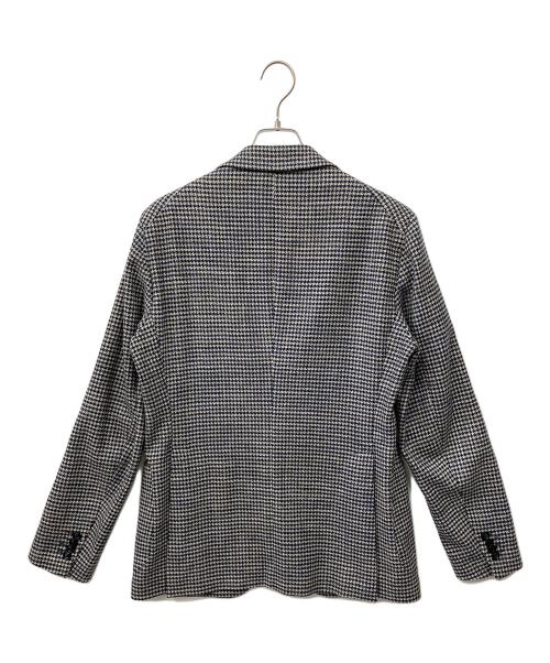 TAGLIATORE（タリアトーレ）TAGLIATORE (タリアトーレ) ウールシルクハウンドトゥーステーラードジャケット ネイビー サイズ:48の古着・服飾アイテム