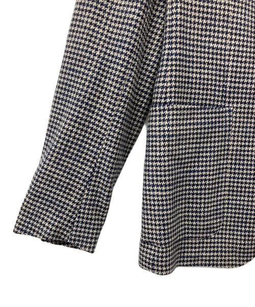 TAGLIATORE（タリアトーレ）TAGLIATORE (タリアトーレ) ウールシルクハウンドトゥーステーラードジャケット ネイビー サイズ:48の古着・服飾アイテム