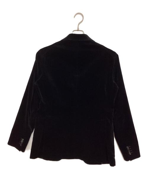 TAGLIATORE（タリアトーレ）TAGLIATORE (タリアトーレ) コットンストレッチベルベット2Bジャケット ブラック サイズ:48の古着・服飾アイテム