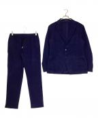 TAGLIATORE×ESTNATIONタリアトーレ×エストネーション）の古着「アルパカセットアップ」｜ネイビー