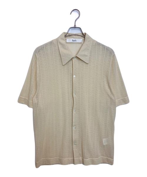 Sefr（セファ）Sefr (セファ) Suneham セミシアーコットンガーゼシャツ アイボリー サイズ:Mの古着・服飾アイテム