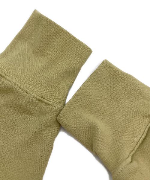 LES TIEN（レスティエン）LES TIEN (レスティエン) カットオフスウェット 黄緑 サイズ:Lの古着・服飾アイテム