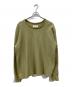 LES TIEN（レスティエン）の古着「カットオフスウェット」｜黄緑
