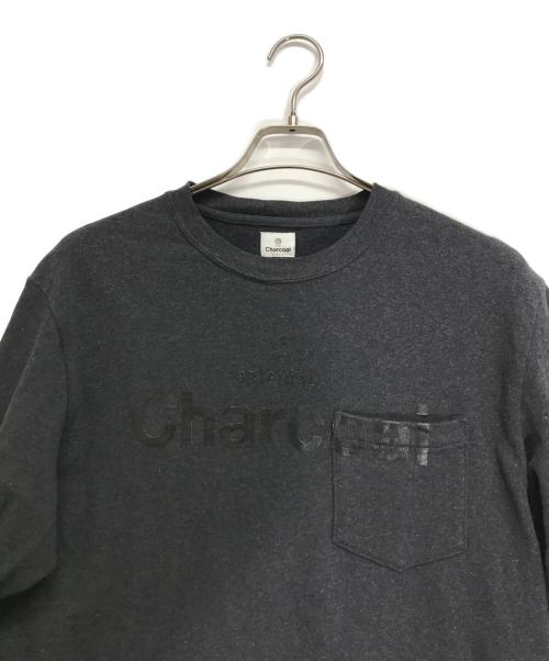charcoal（チャコール）Charcoal (チャコール) ロングスリーブTシャツ グレー サイズ:XLの古着・服飾アイテム