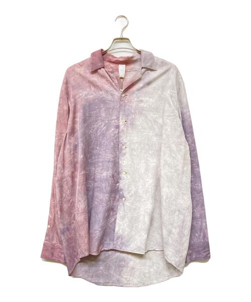 VEIN（ヴェイン）VEIN (ヴェイン) RY/CO TWILL VESSEL L/S OPEN COLLAR SHIRT マルチカラー サイズ:2の古着・服飾アイテム