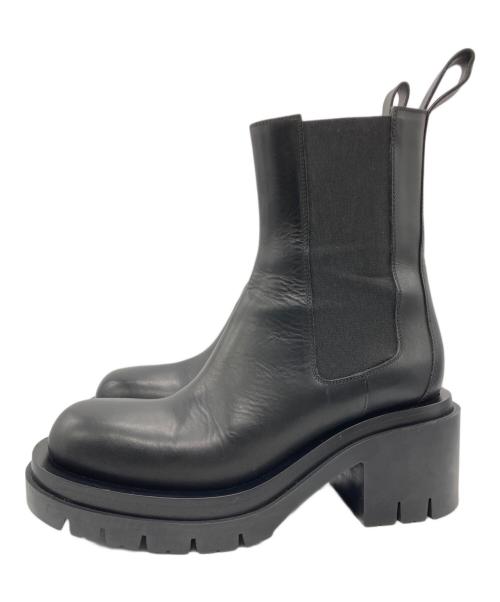 BOTTEGA VENETA（ボッテガベネタ）BOTTEGA VENETA (ボッテガベネタ) ラグチェルシーブーツ ブラック サイズ:39の古着・服飾アイテム