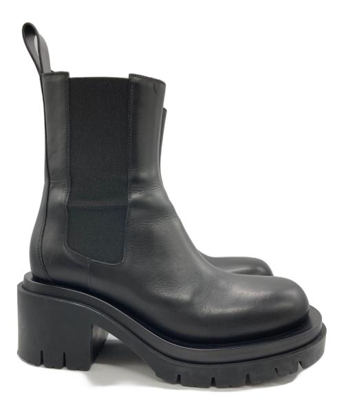 BOTTEGA VENETA（ボッテガベネタ）BOTTEGA VENETA (ボッテガベネタ) ラグチェルシーブーツ ブラック サイズ:39の古着・服飾アイテム