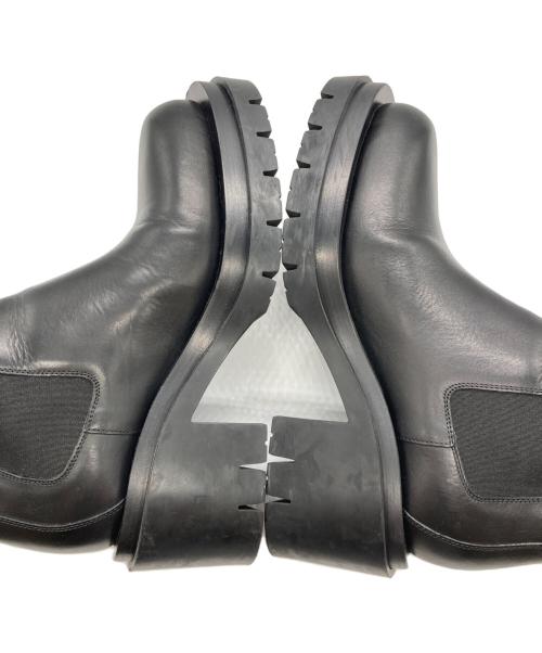 BOTTEGA VENETA（ボッテガベネタ）BOTTEGA VENETA (ボッテガベネタ) ラグチェルシーブーツ ブラック サイズ:39の古着・服飾アイテム