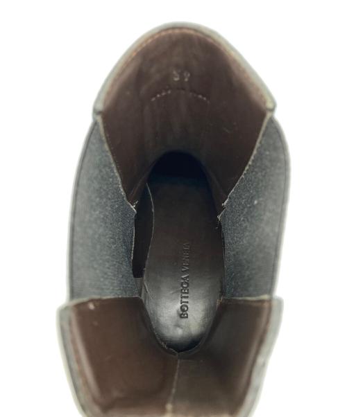 BOTTEGA VENETA（ボッテガベネタ）BOTTEGA VENETA (ボッテガベネタ) ラグチェルシーブーツ ブラック サイズ:39の古着・服飾アイテム