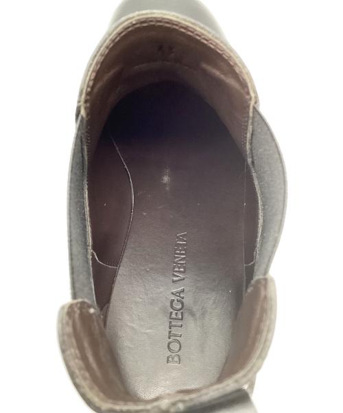 BOTTEGA VENETA（ボッテガベネタ）BOTTEGA VENETA (ボッテガベネタ) ラグ チェルシーアンクルブーツ ブラック サイズ:SIZE 43の古着・服飾アイテム