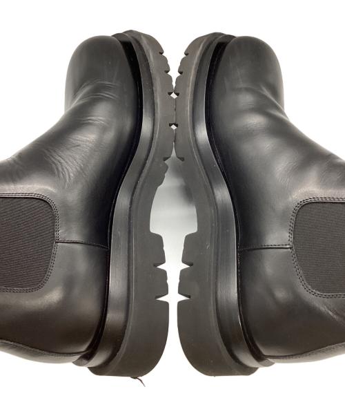 BOTTEGA VENETA（ボッテガベネタ）BOTTEGA VENETA (ボッテガベネタ) ラグ チェルシーアンクルブーツ ブラック サイズ:SIZE 43の古着・服飾アイテム