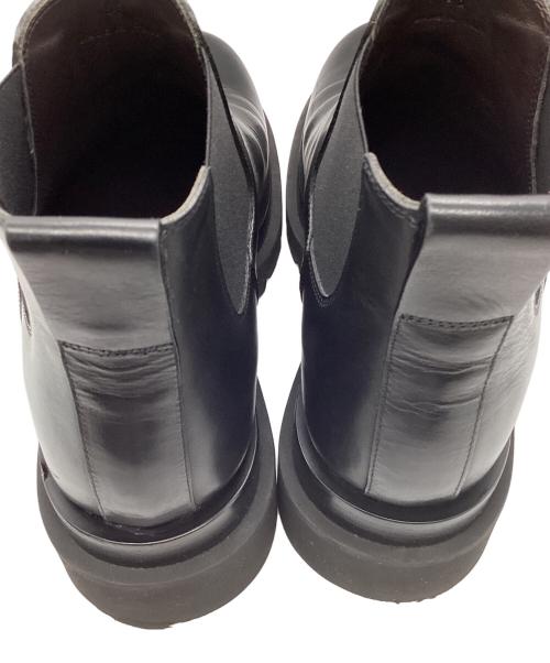 BOTTEGA VENETA（ボッテガベネタ）BOTTEGA VENETA (ボッテガベネタ) ラグ チェルシーアンクルブーツ ブラック サイズ:SIZE 43の古着・服飾アイテム