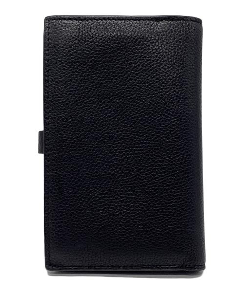 BOTTEGA VENETA（ボッテガベネタ）BOTTEGA VENETA (ボッテガベネタ) 2つ折り財布 ブラックの古着・服飾アイテム