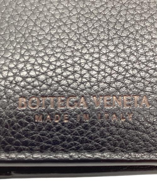 BOTTEGA VENETA（ボッテガベネタ）BOTTEGA VENETA (ボッテガベネタ) 2つ折り財布 ブラックの古着・服飾アイテム