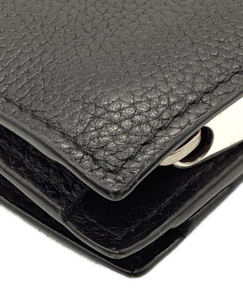 BOTTEGA VENETA（ボッテガベネタ）BOTTEGA VENETA (ボッテガベネタ) 2つ折り財布 ブラックの古着・服飾アイテム