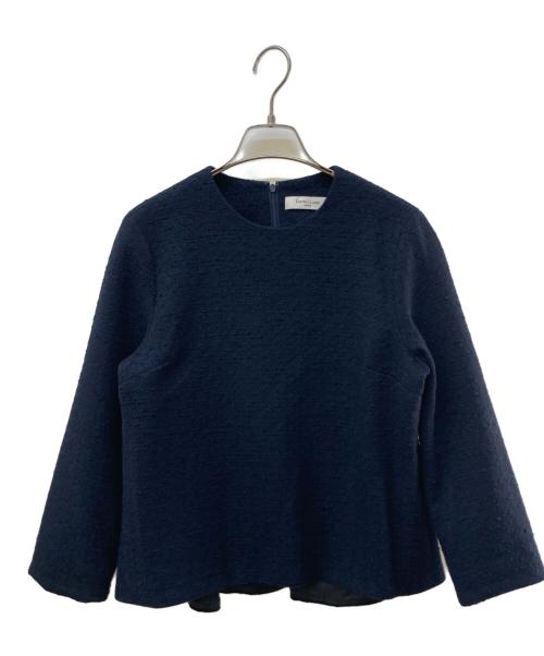 Demi-Luxe Beams（デミルクス ビームス）Demi-Luxe Beams (デミルクス ビームス) ストレッチツイードセットアップ ネイビー サイズ:38の古着・服飾アイテム