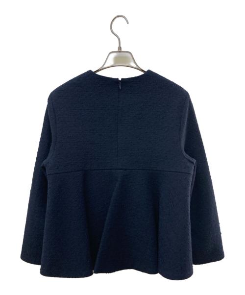 Demi-Luxe Beams（デミルクス ビームス）Demi-Luxe Beams (デミルクス ビームス) ストレッチツイードセットアップ ネイビー サイズ:38の古着・服飾アイテム