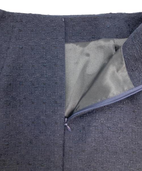 Demi-Luxe Beams（デミルクス ビームス）Demi-Luxe Beams (デミルクス ビームス) ストレッチツイードセットアップ ネイビー サイズ:38の古着・服飾アイテム