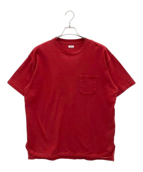 BLURHMS（ブラームス）blurhms (ブラームス) Super Hard Twisted Pocket Long Tee レッド サイズ:SIZE 4の古着・服飾アイテム