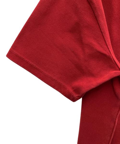 BLURHMS（ブラームス）blurhms (ブラームス) Super Hard Twisted Pocket Long Tee レッド サイズ:SIZE 4の古着・服飾アイテム