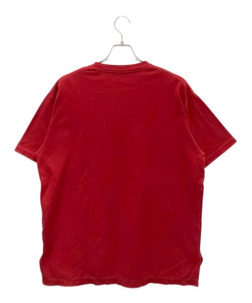 BLURHMS（ブラームス）blurhms (ブラームス) Super Hard Twisted Pocket Long Tee レッド サイズ:SIZE 4の古着・服飾アイテム