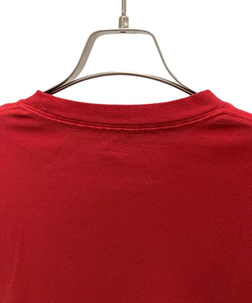 BLURHMS（ブラームス）blurhms (ブラームス) Super Hard Twisted Pocket Long Tee レッド サイズ:SIZE 4の古着・服飾アイテム