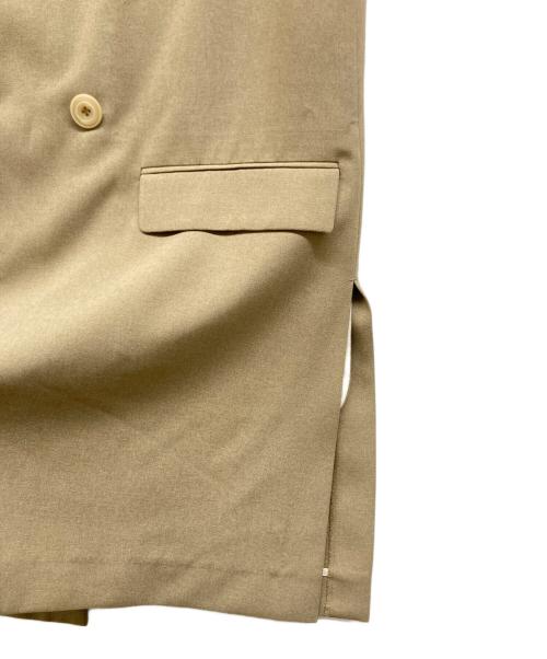 NOLLEY'S sophi（ノーリーズソフィー）NOLLEY'S sophi (ノーリーズソフィー) 梳毛調合繊スリットジレ ベージュ サイズ:38の古着・服飾アイテム