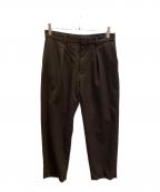 UNITED ARROWS & SONSユナイテッドアローズ アンド サンズ）の古着「GABA 1P TROUSERS」｜ブラウン