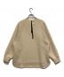 UNFILO (アンフィーロ) BEAUTY FORM JERSEY バックZIPプルオーバー ベージュ サイズ:M：3500円