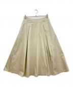 SOEJUソージュ）の古着「リモンタタックスカート」｜ベージュ