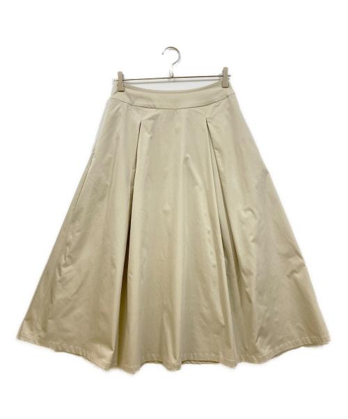 SOEJU（ソージュ）SOEJU (ソージュ) リモンタタックスカート ベージュ サイズ:Mの古着・服飾アイテム