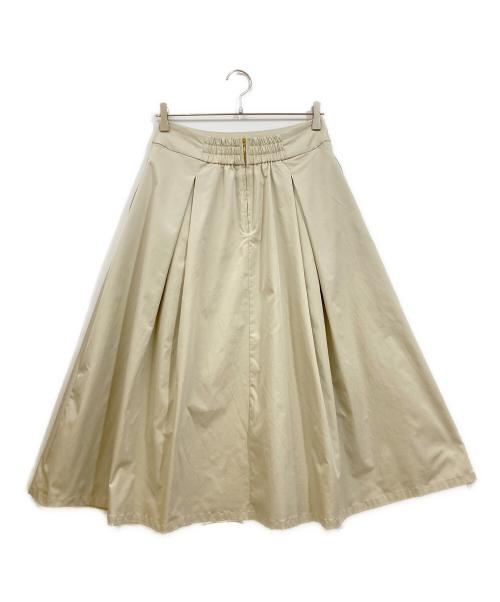 SOEJU（ソージュ）SOEJU (ソージュ) リモンタタックスカート ベージュ サイズ:Mの古着・服飾アイテム