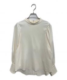Lisiere（リジェール）の古着「スタンドカラーブラウス」｜アイボリー