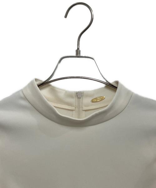 Lisiere（リジェール）Lisiere (リジェール) スタンドカラーブラウス アイボリー サイズ:Freeの古着・服飾アイテム