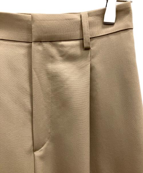 Lisiere（リジェール）Lisiere (リジェール) Tropical Wool Wide Pants ベージュ サイズ:34の古着・服飾アイテム