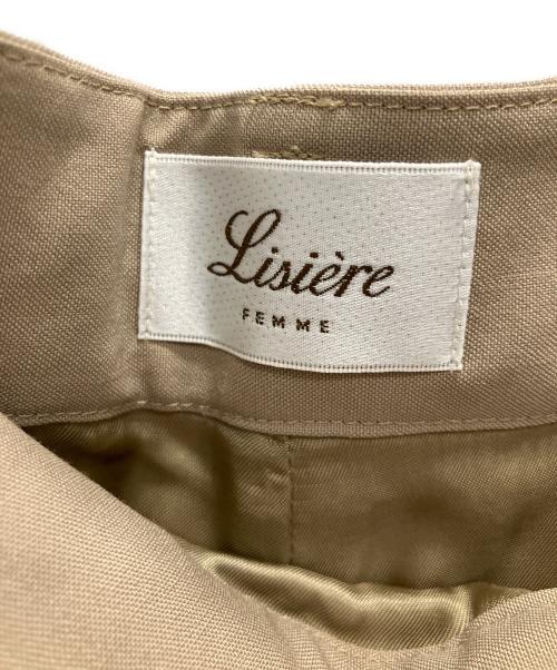 Lisiere（リジェール）Lisiere (リジェール) Tropical Wool Wide Pants ベージュ サイズ:34の古着・服飾アイテム