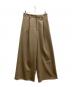 Lisiere（リジェール）の古着「Tropical Wool Wide Pants」｜ベージュ