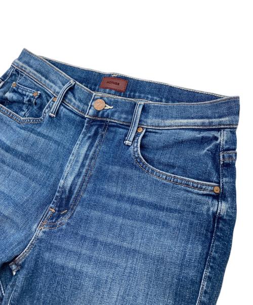 mother（マザー）mother (マザー) THE INSIDER CROP STEP FRAY インディゴ サイズ:27の古着・服飾アイテム