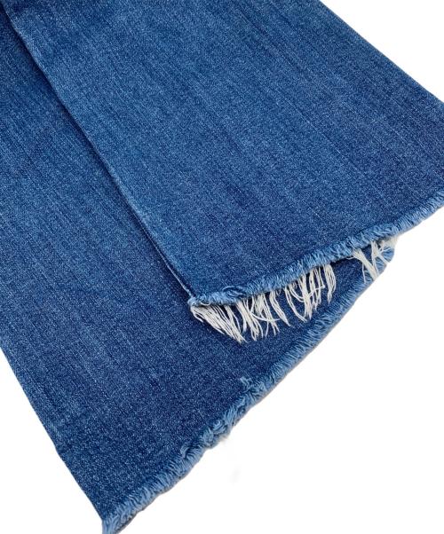 mother（マザー）mother (マザー) THE INSIDER CROP STEP FRAY インディゴ サイズ:27の古着・服飾アイテム