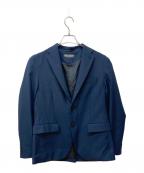 BEAUTY&YOUTHビューティーアンドユース）の古着「マイクロ ピンヘッド 2ボタン ジャケット」｜ネイビー