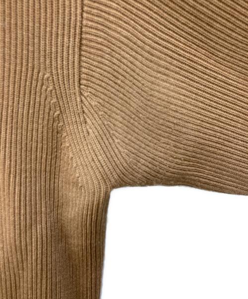 UNITED ARROWS（ユナイテッドアローズ）UNITED ARROWS (ユナイテッドアローズ) ハーフジップニット ブラウン サイズ:Ⅼの古着・服飾アイテム