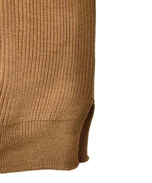 UNITED ARROWS（ユナイテッドアローズ）UNITED ARROWS (ユナイテッドアローズ) ハーフジップニット ブラウン サイズ:Ⅼの古着・服飾アイテム