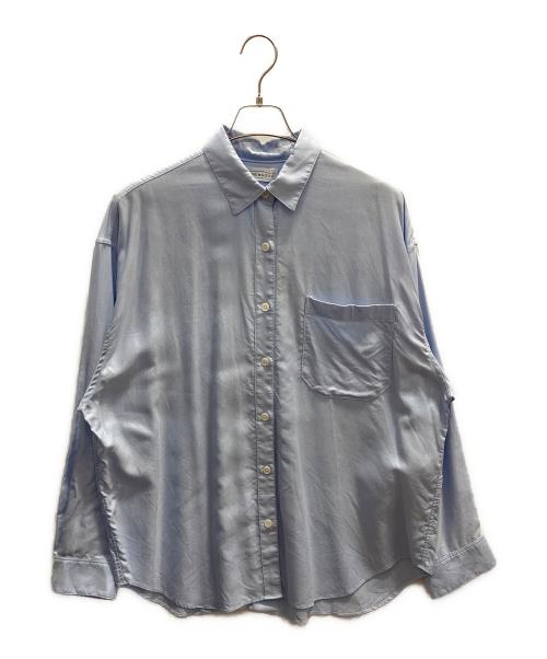THE NEWHOUSE（ザ ニューハウス）THE NEWHOUSE (ザ ニューハウス) LILY POND SHIRT ブルー サイズ:フリーの古着・服飾アイテム