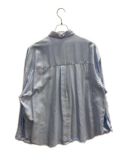 THE NEWHOUSE（ザ ニューハウス）THE NEWHOUSE (ザ ニューハウス) LILY POND SHIRT ブルー サイズ:フリーの古着・服飾アイテム